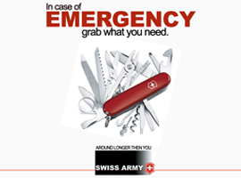 Swiss Army Knife Print Ad